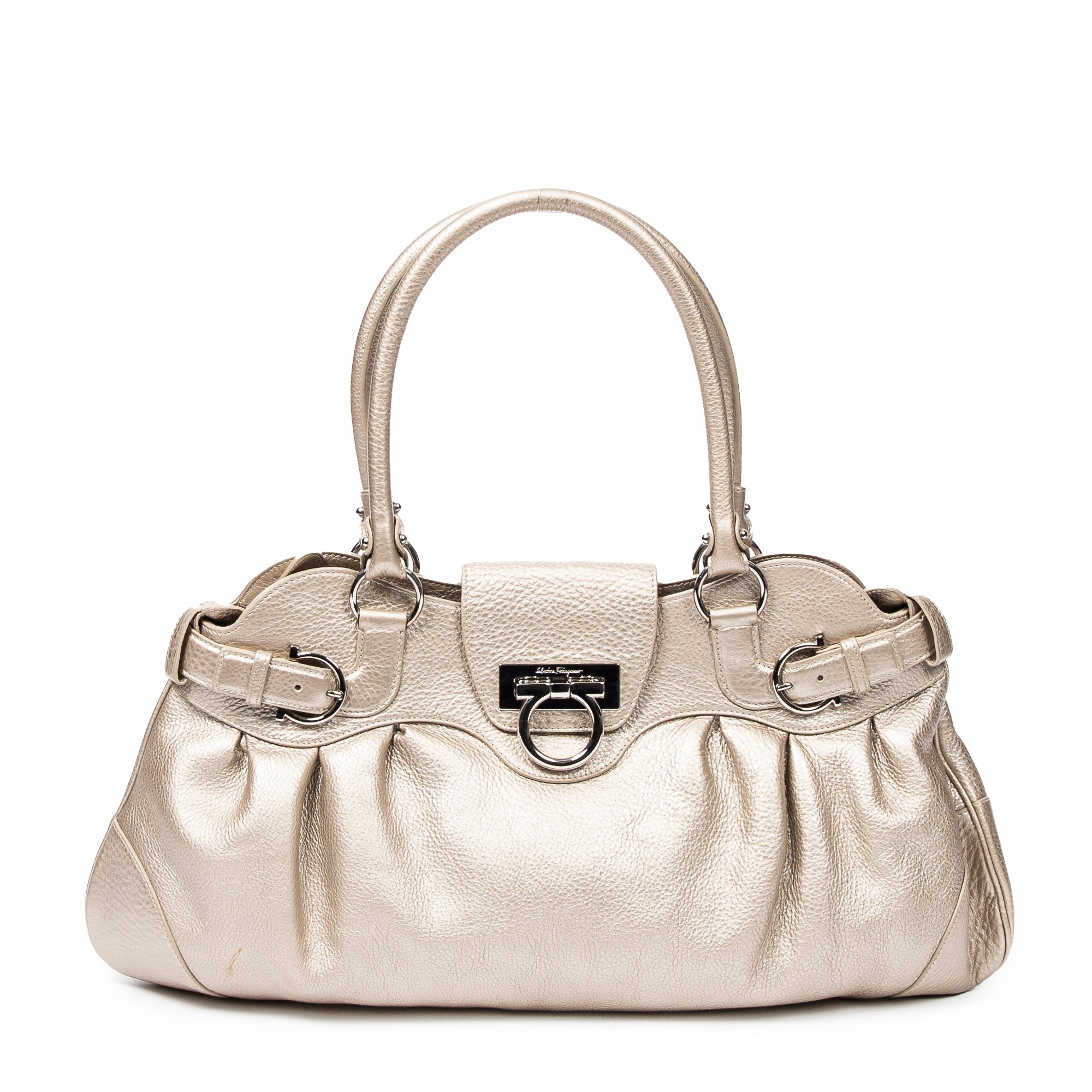 Ferragamo 菲拉格慕單肩包: Gancini Marissa Tote