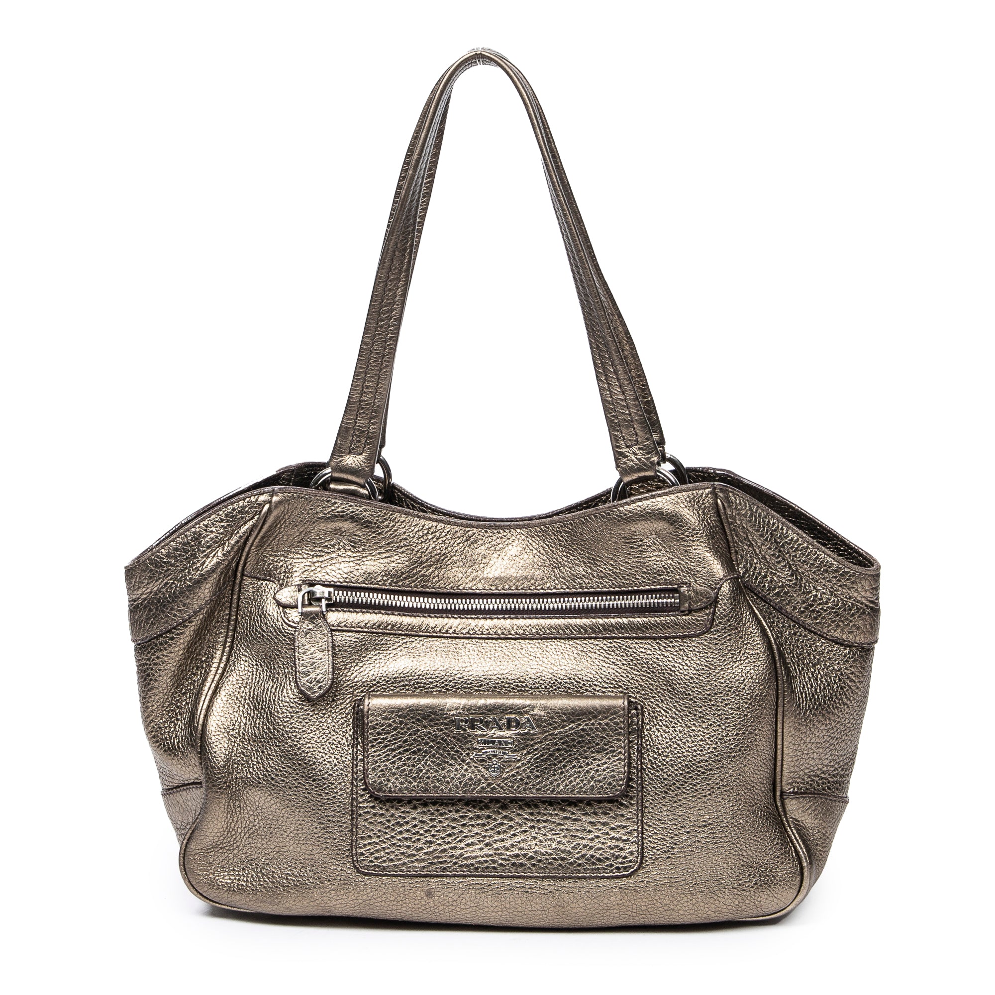 Prada 普拉達單肩包: Medium Front Pocket Tote