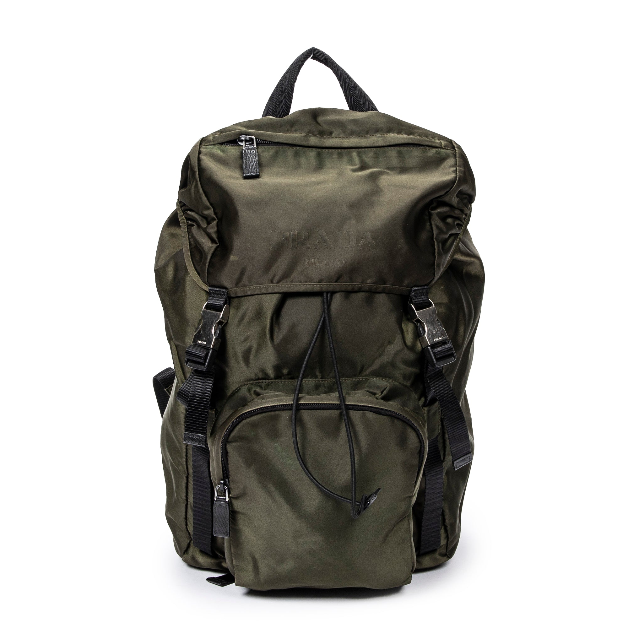 Prada 普拉達後背包: Large Drawstring Backpack