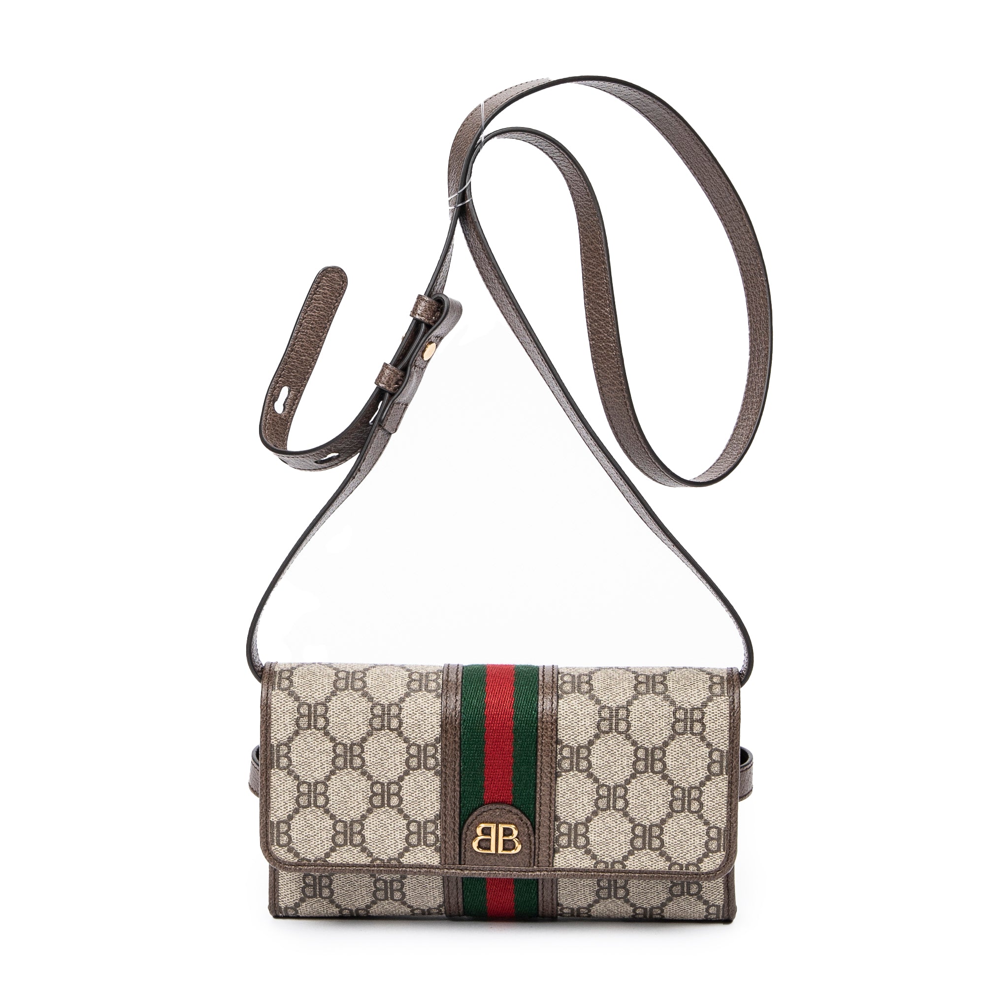 Gucci古馳單肩包: 全球限量款 "Gucci x Balenciaga Hacker Project" Crossbody Wallet
