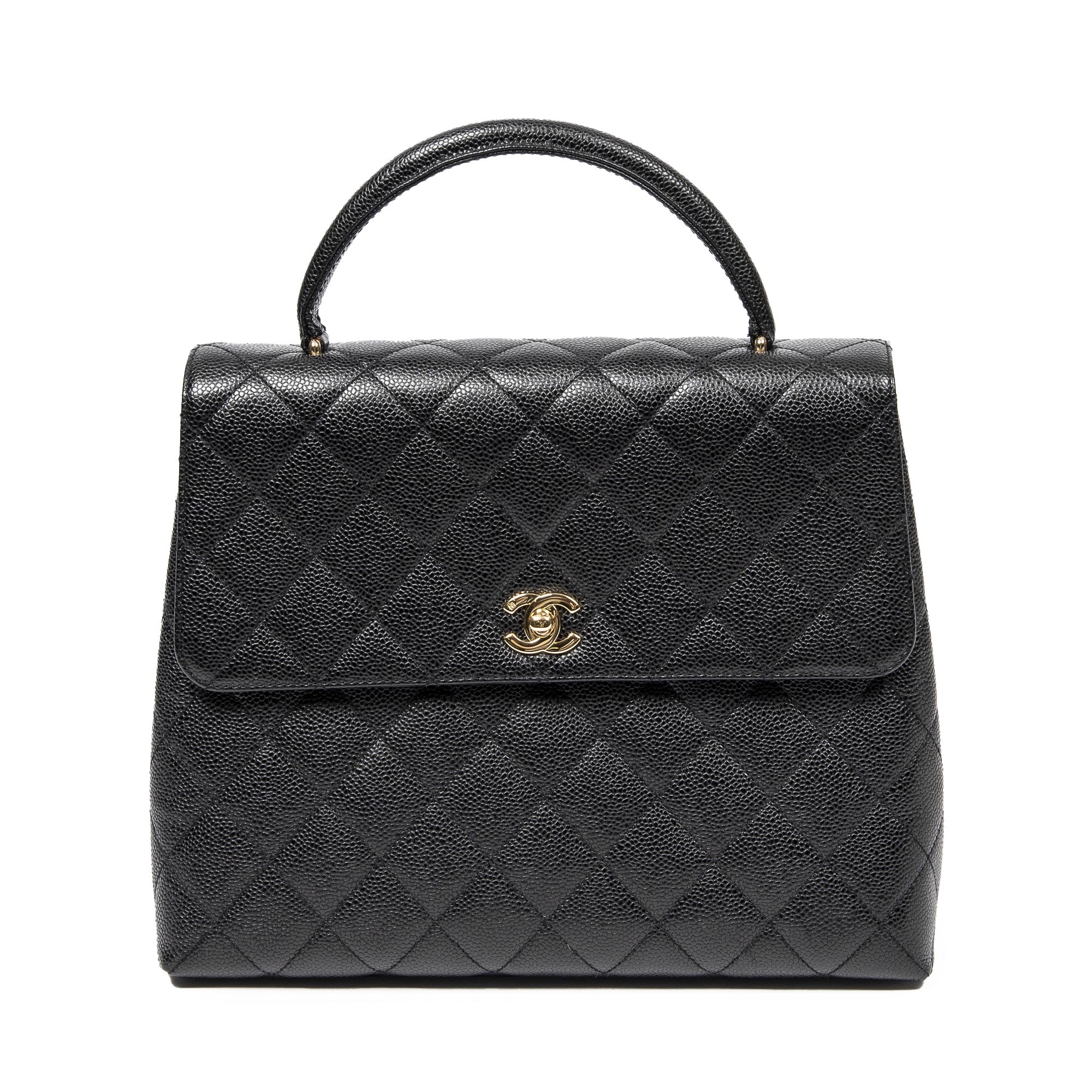 Chanel 香奈兒單肩包: 經典款凱莉包 Top Handle Flap