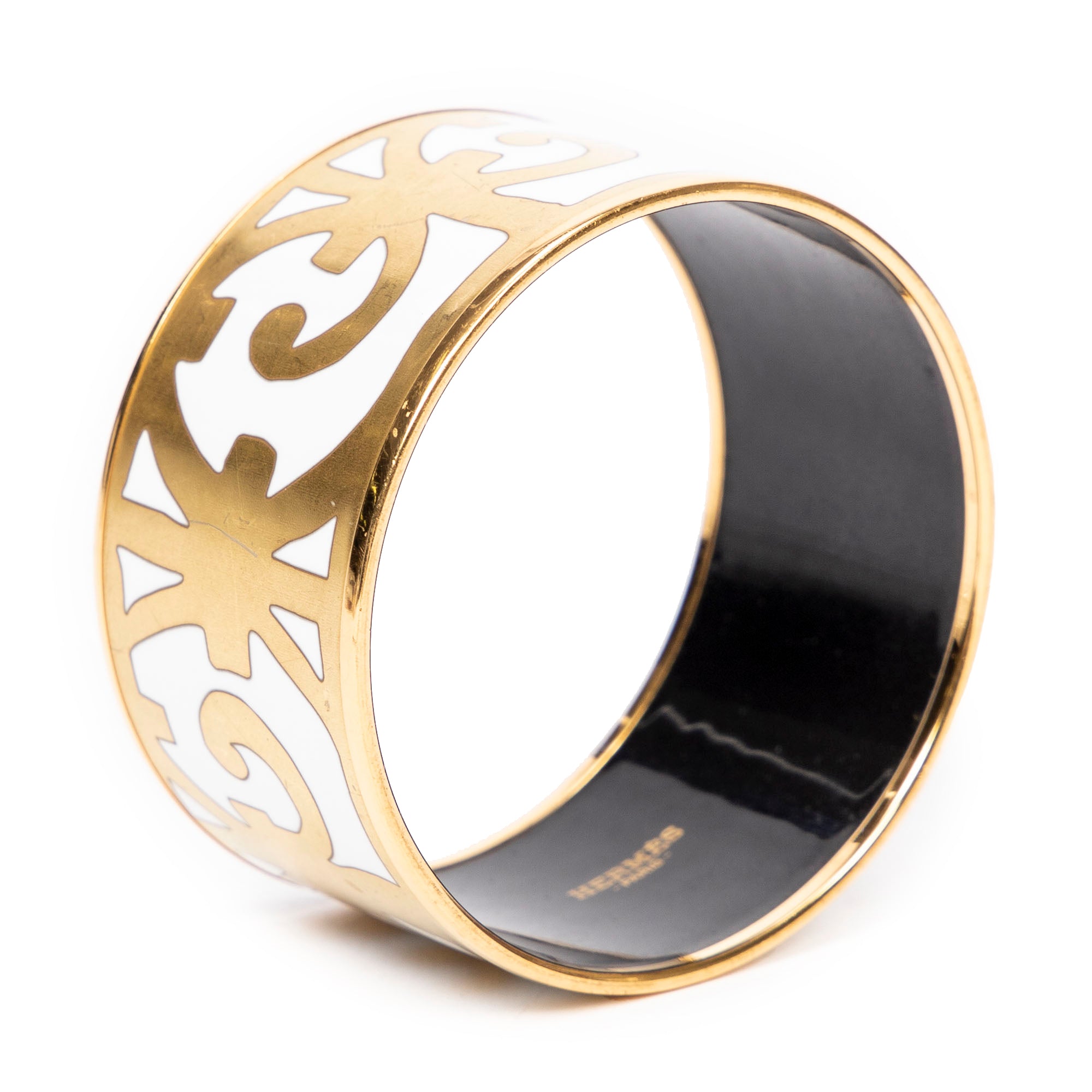 Hermes 愛馬仕手鐲: Enamel Bangle手環 GM