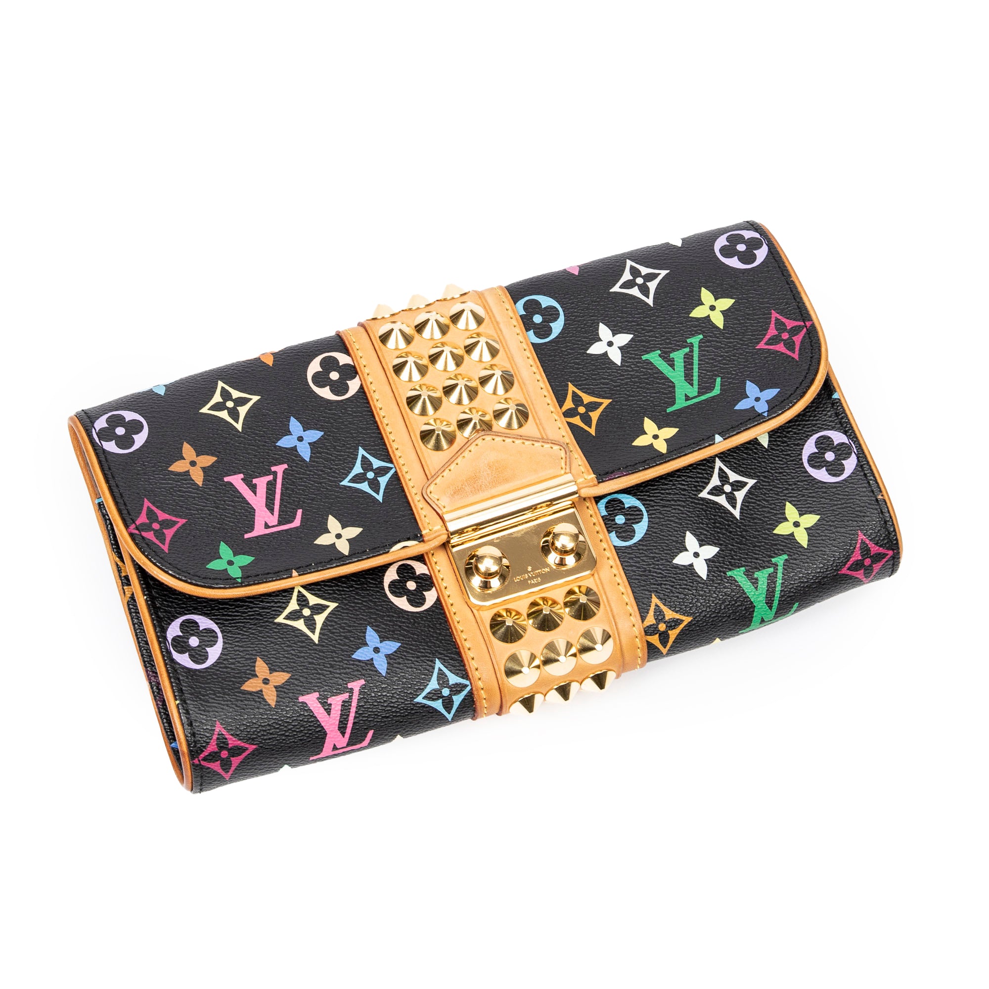 Louis Vuitton 路易威登手提包: 全球限量款 “Takashi Murakami Multicolore”Courtney 手拿包