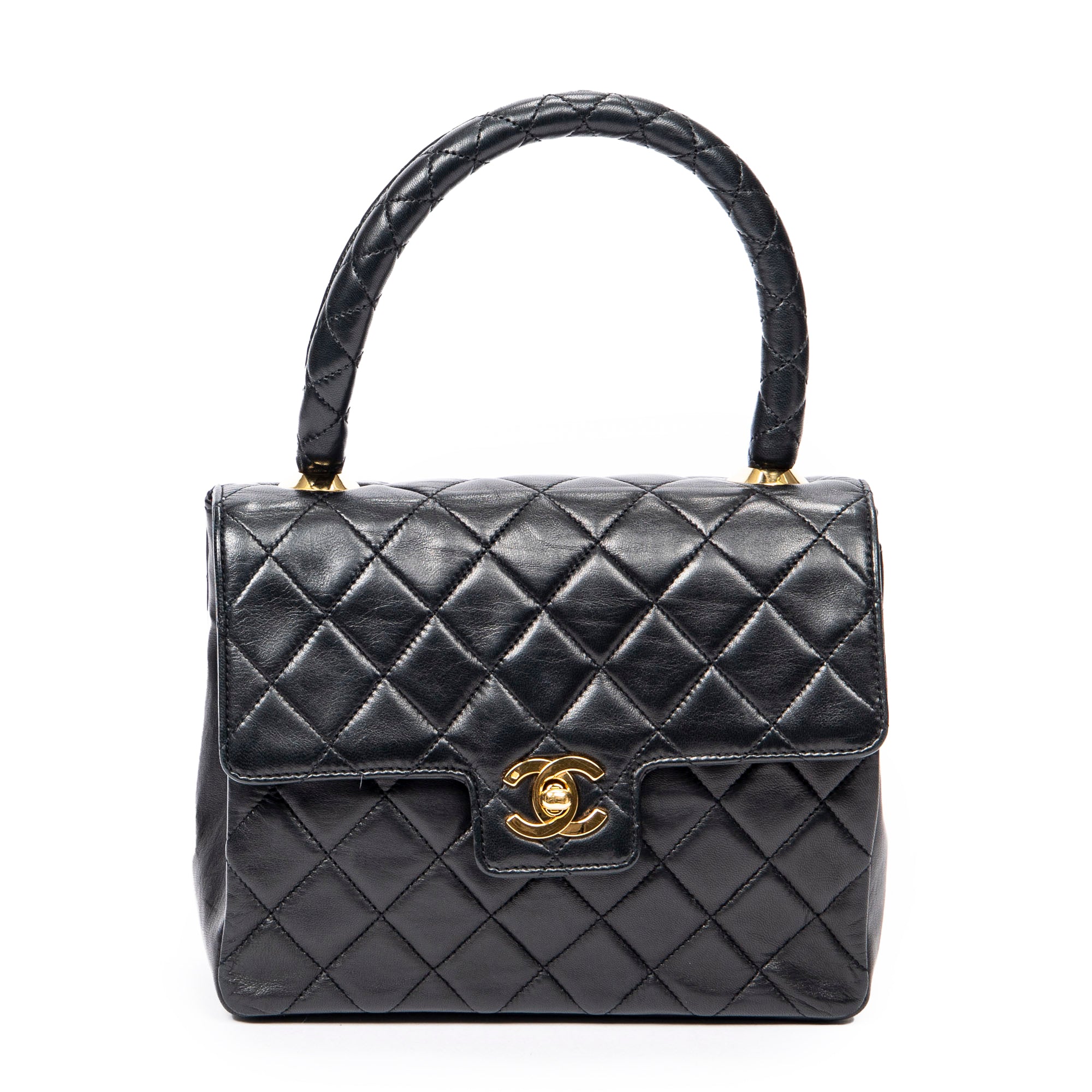 Chanel 香奈兒手提包: 復古款式 Small Square Top Handle Flap