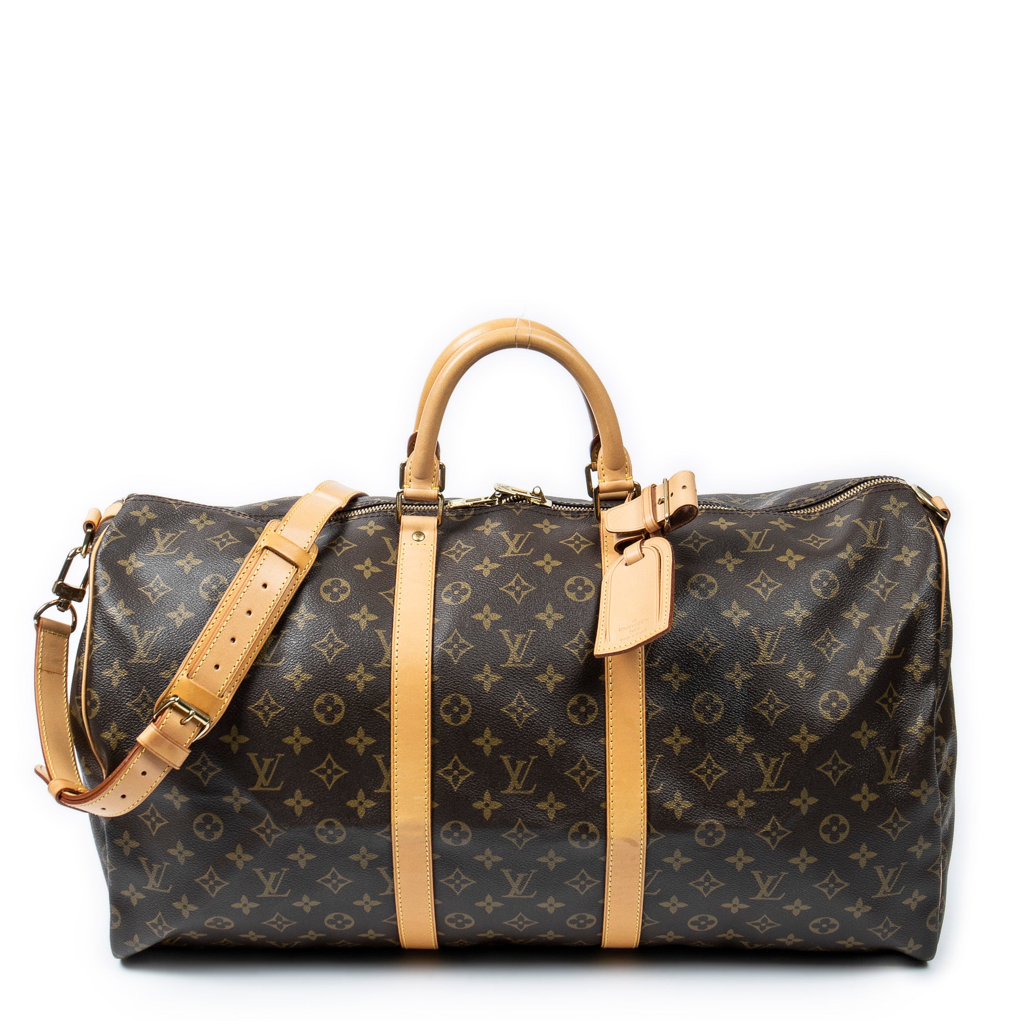 Louis Vuitton 路易威登旅行包: 經典Keepall Bandouliere旅行包 55