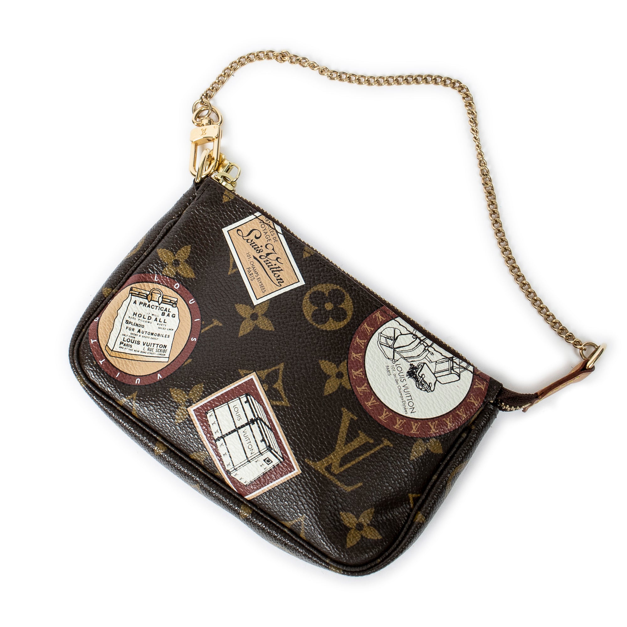 Louis Vuitton 路易威登手提包: 全球限量款 “Patches”迷你手拿包配件
