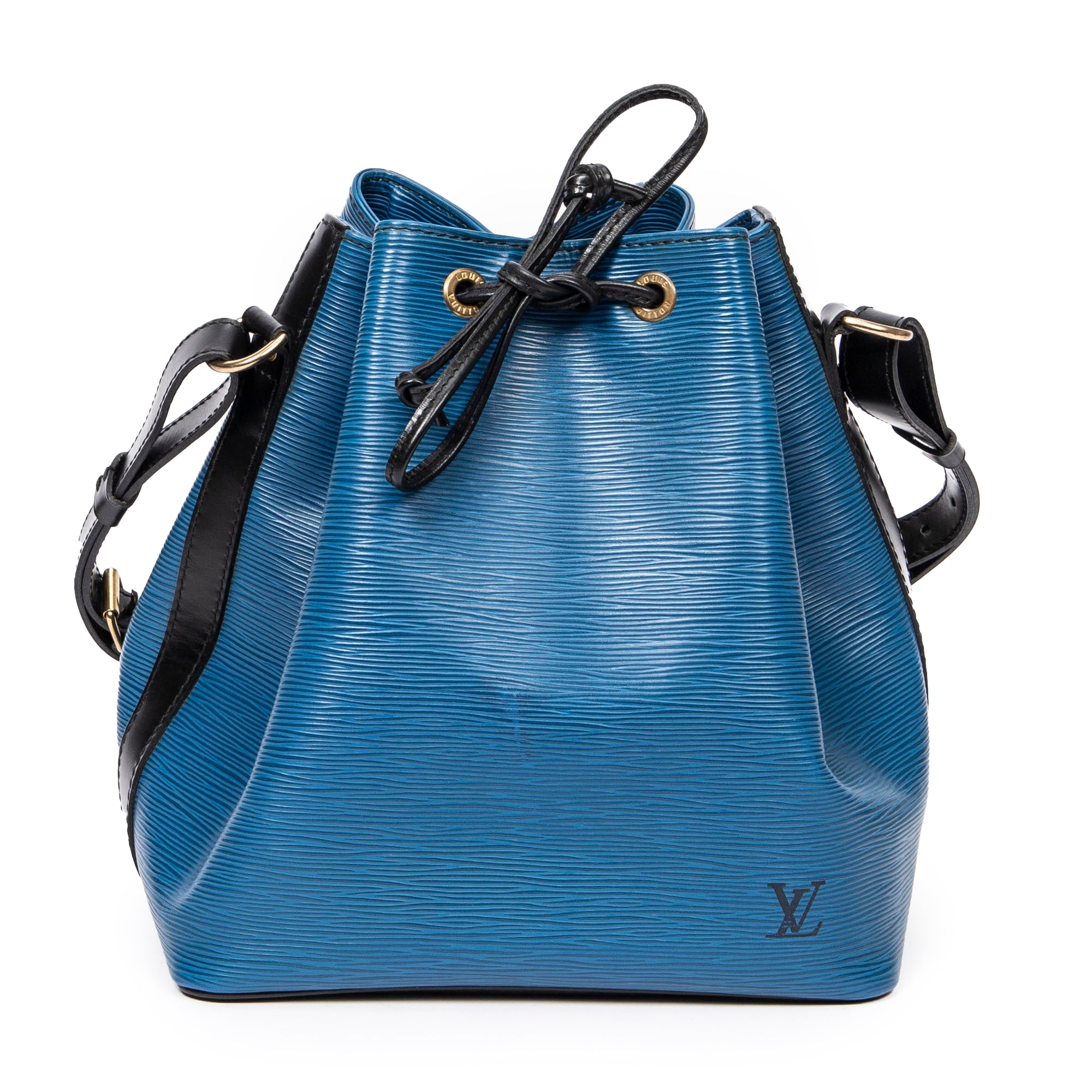 Louis Vuitton 路易威登單肩包: Noe Bicolor Black Stitching PM
