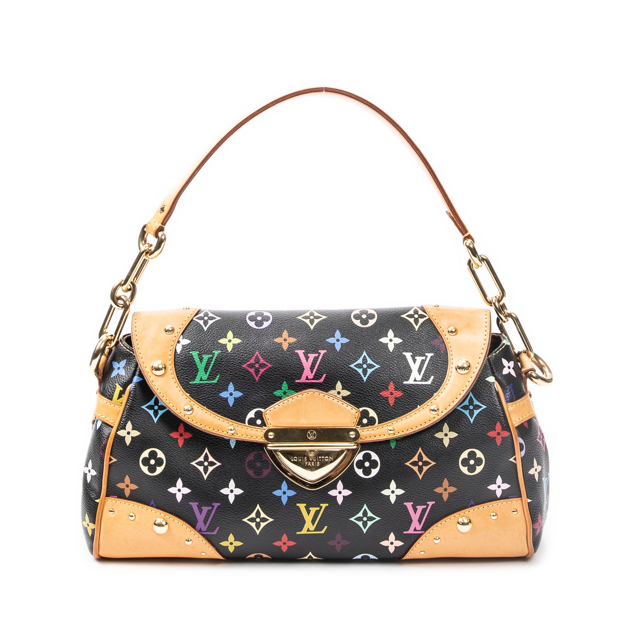 Louis Vuitton 路易威登單肩包: 全球限量款 "Takashi Murakami Multicolore" Beverly MM