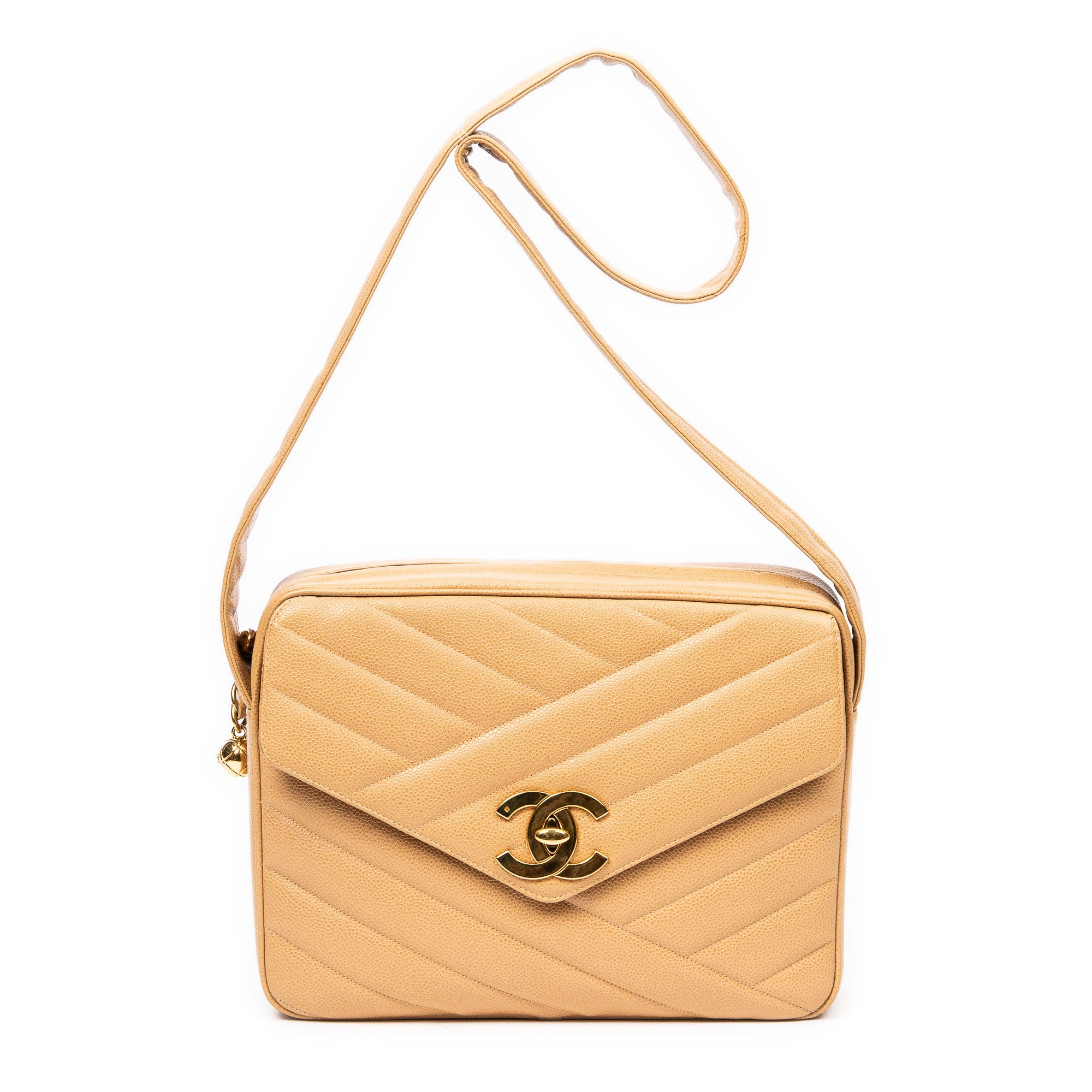 Chanel 香奈兒單肩包: 復古款式 Large CC Front Flap Camera Bag