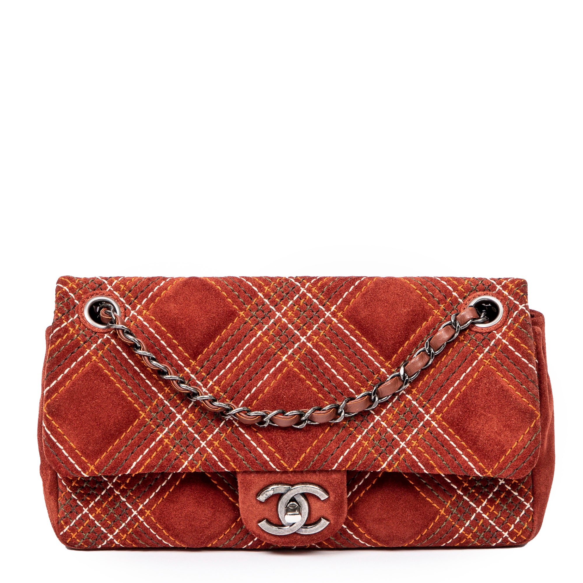 Chanel 香奈兒單肩包: Multicolor Diamond Stitch Single Flap