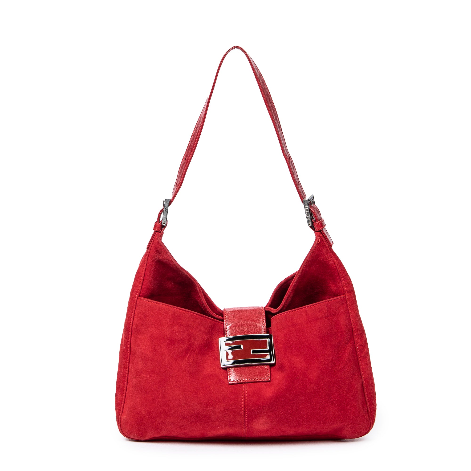 Fendi 芬迪單肩包: Front Slip Pocket Hobo
