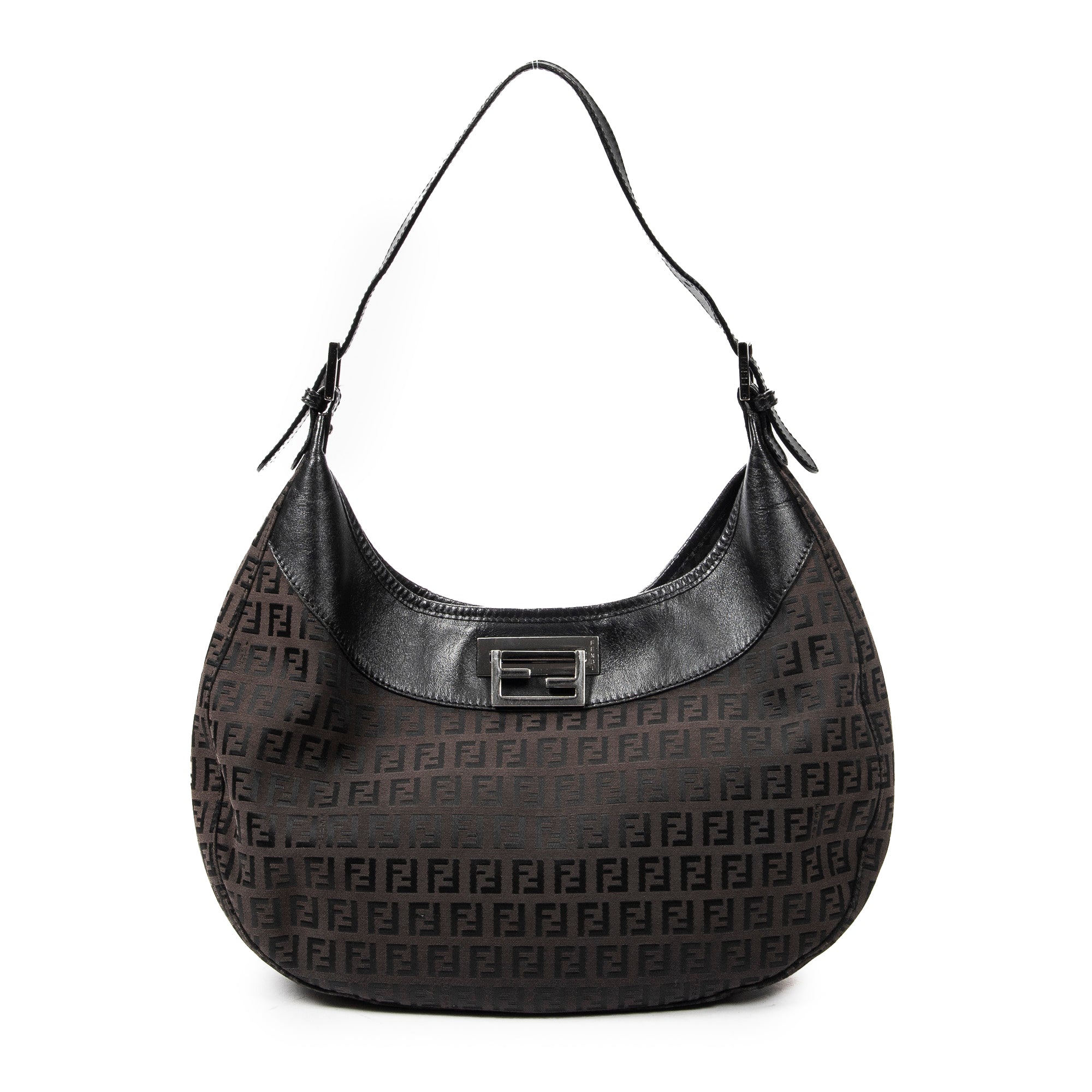 Fendi 芬迪單肩包: FF 徽標Hobo包