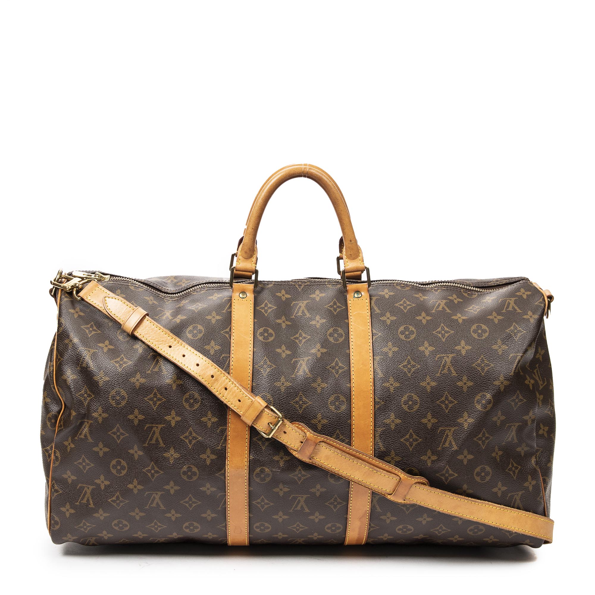 Louis Vuitton 路易威登旅行包: 經典Keepall Bandouliere旅行包 55