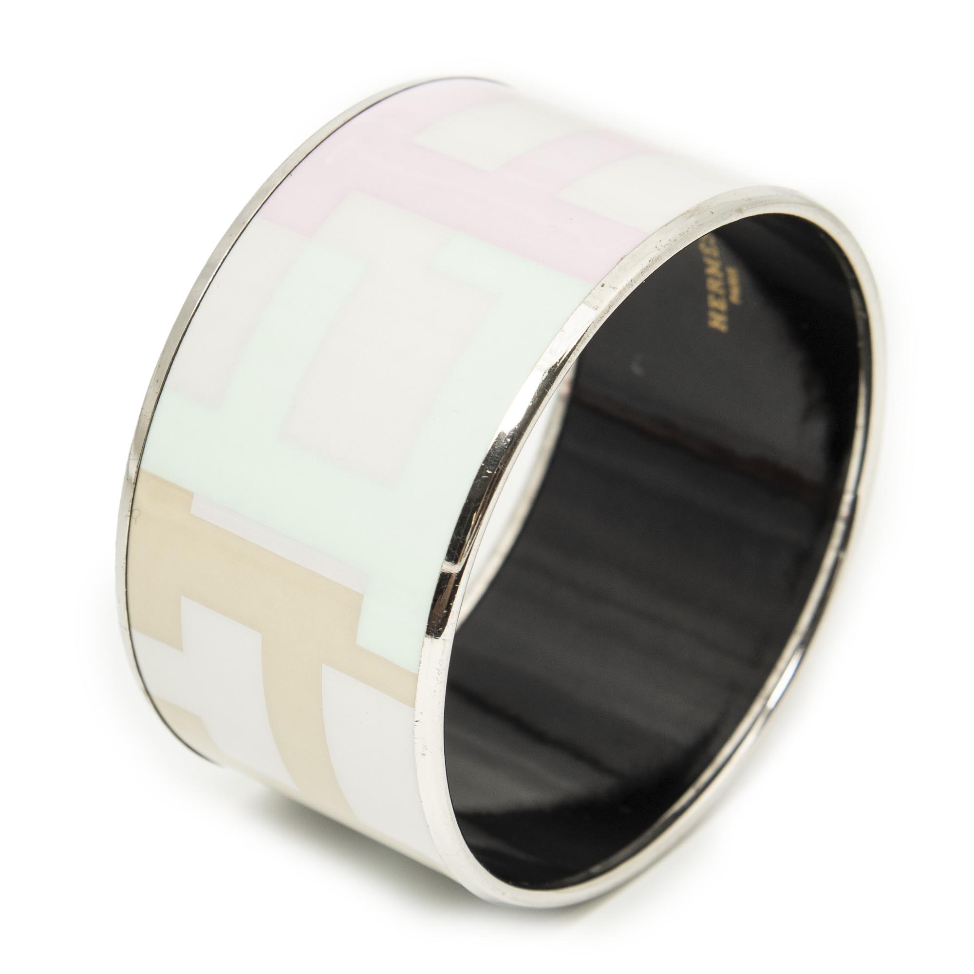 Hermes 愛馬仕手鐲: Enamel Bangle手環 GM