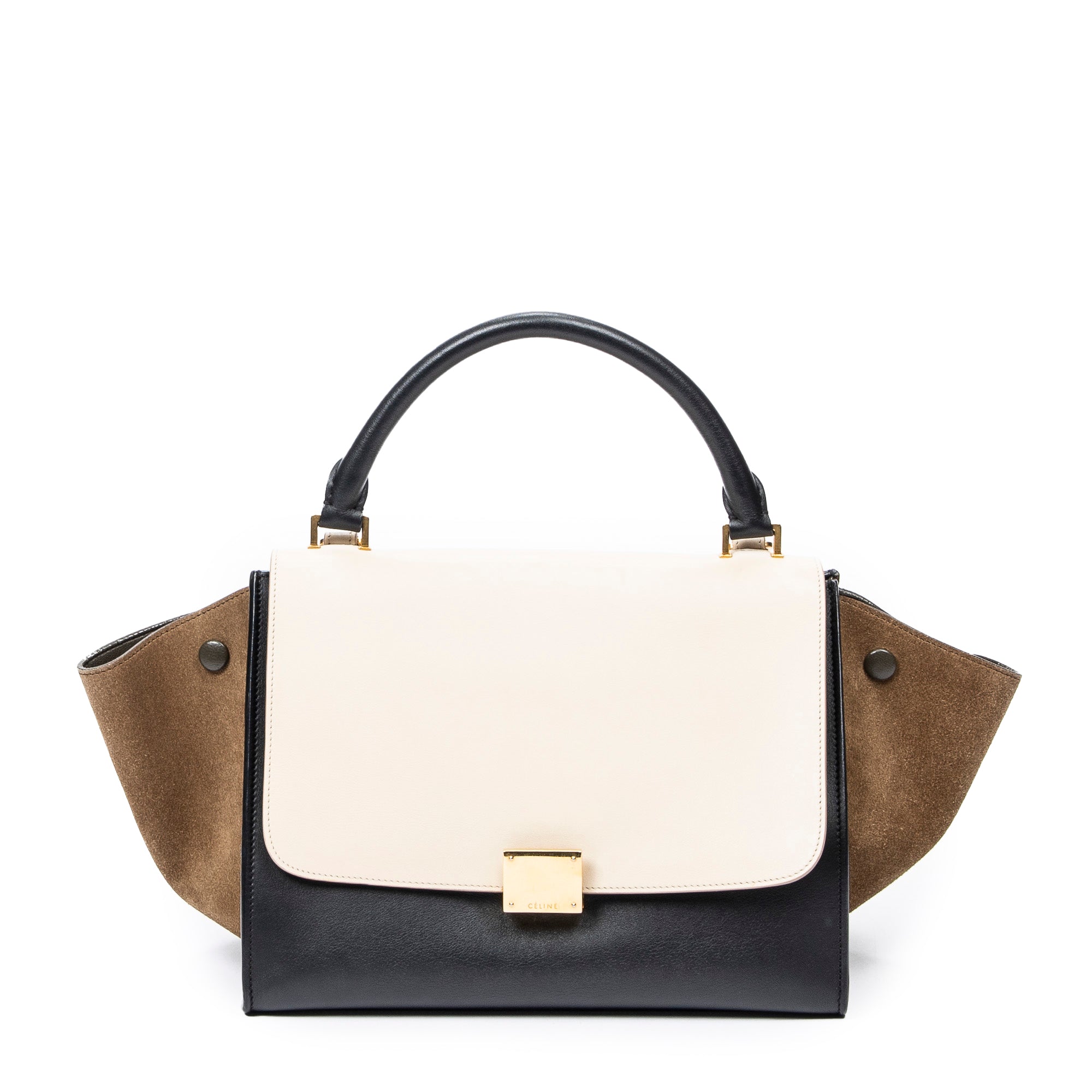 Celine 思琳單肩包: Small Tricolor Trapeze