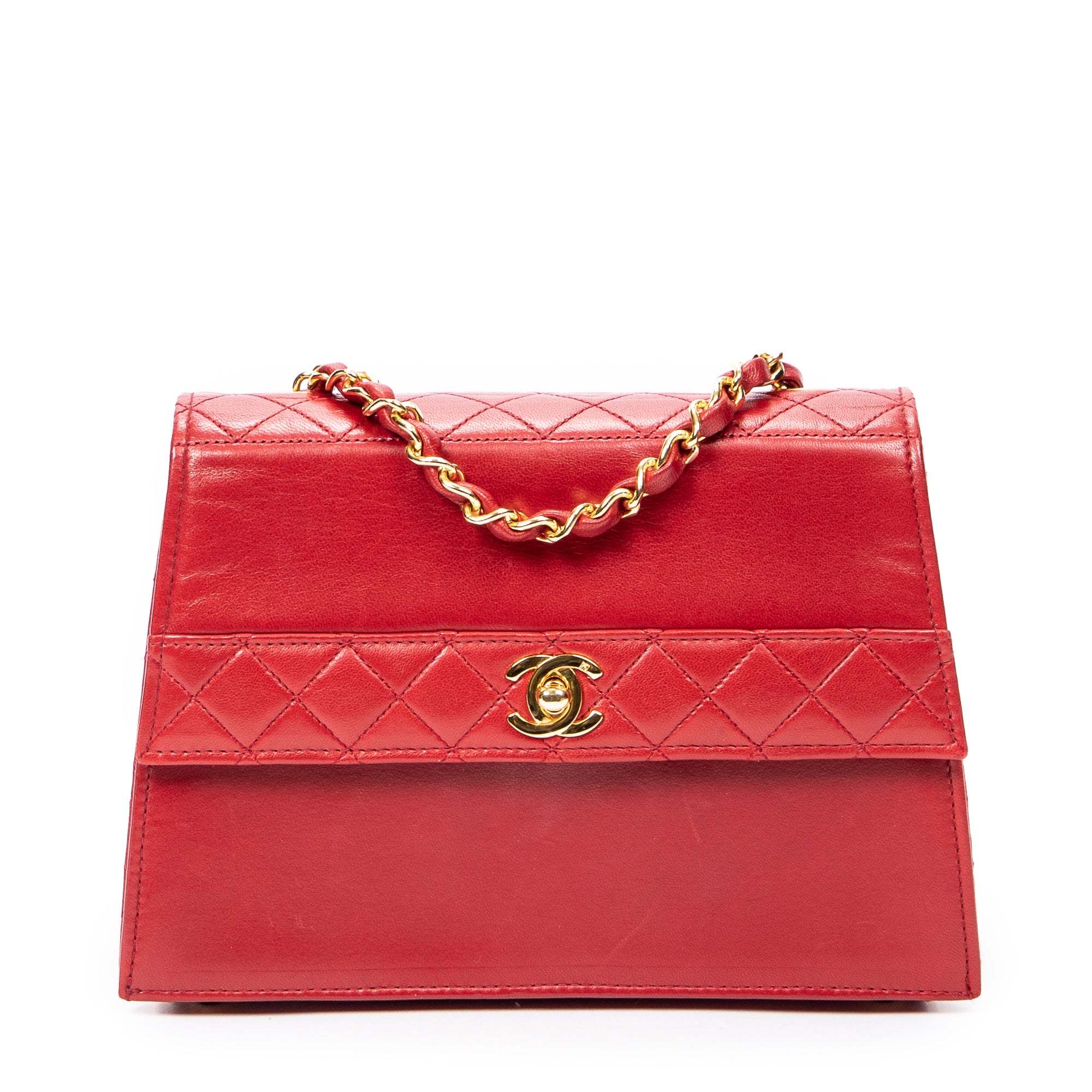 Chanel 香奈兒單肩包: Vintage Mini Trapeze Single Flap