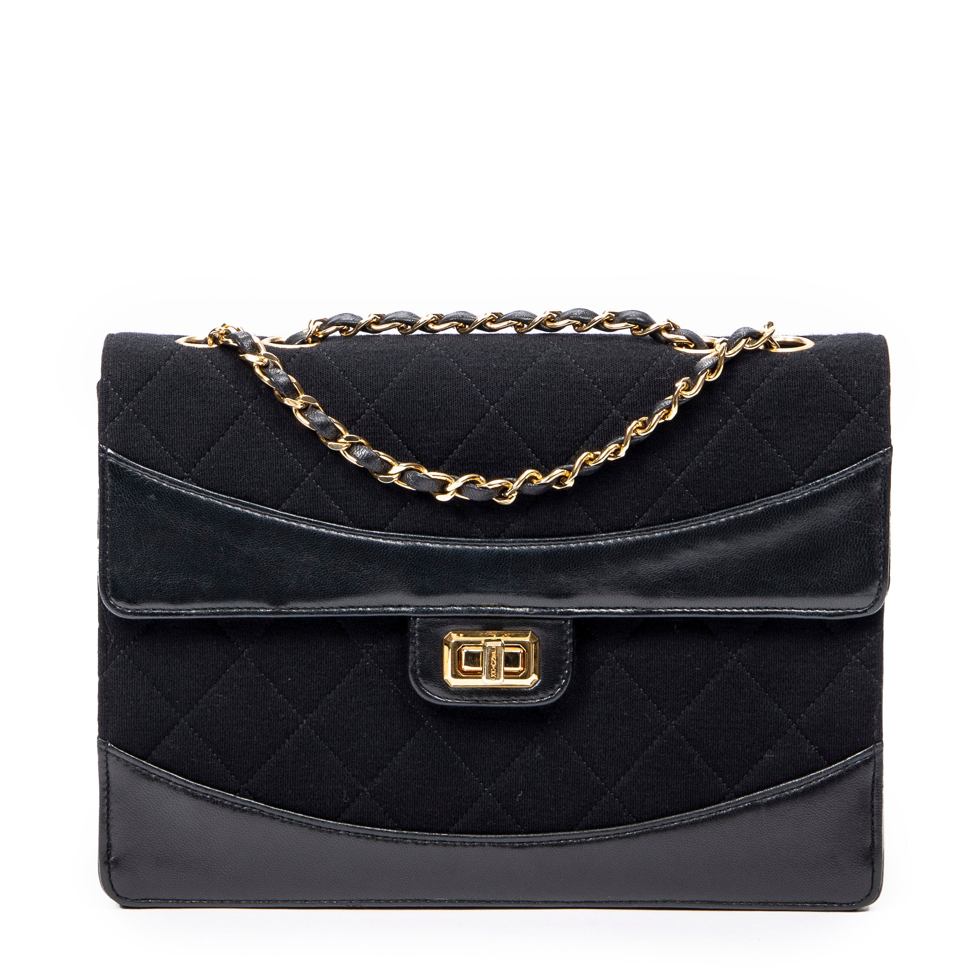 Chanel 香奈兒單肩包: 2.55 Reissue Jersey Border Flap
