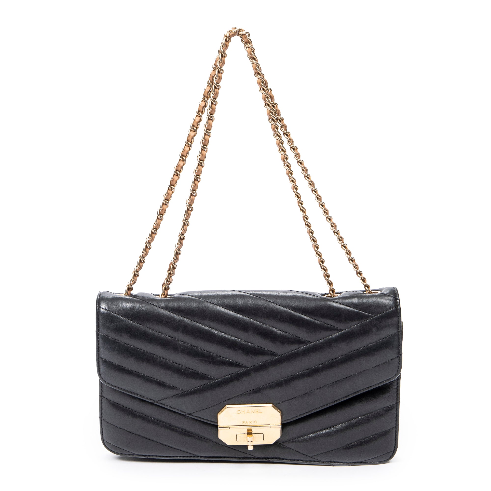 Chanel 香奈兒單肩包: Gabrielle Mademoiselle Turnlock Flap Bag