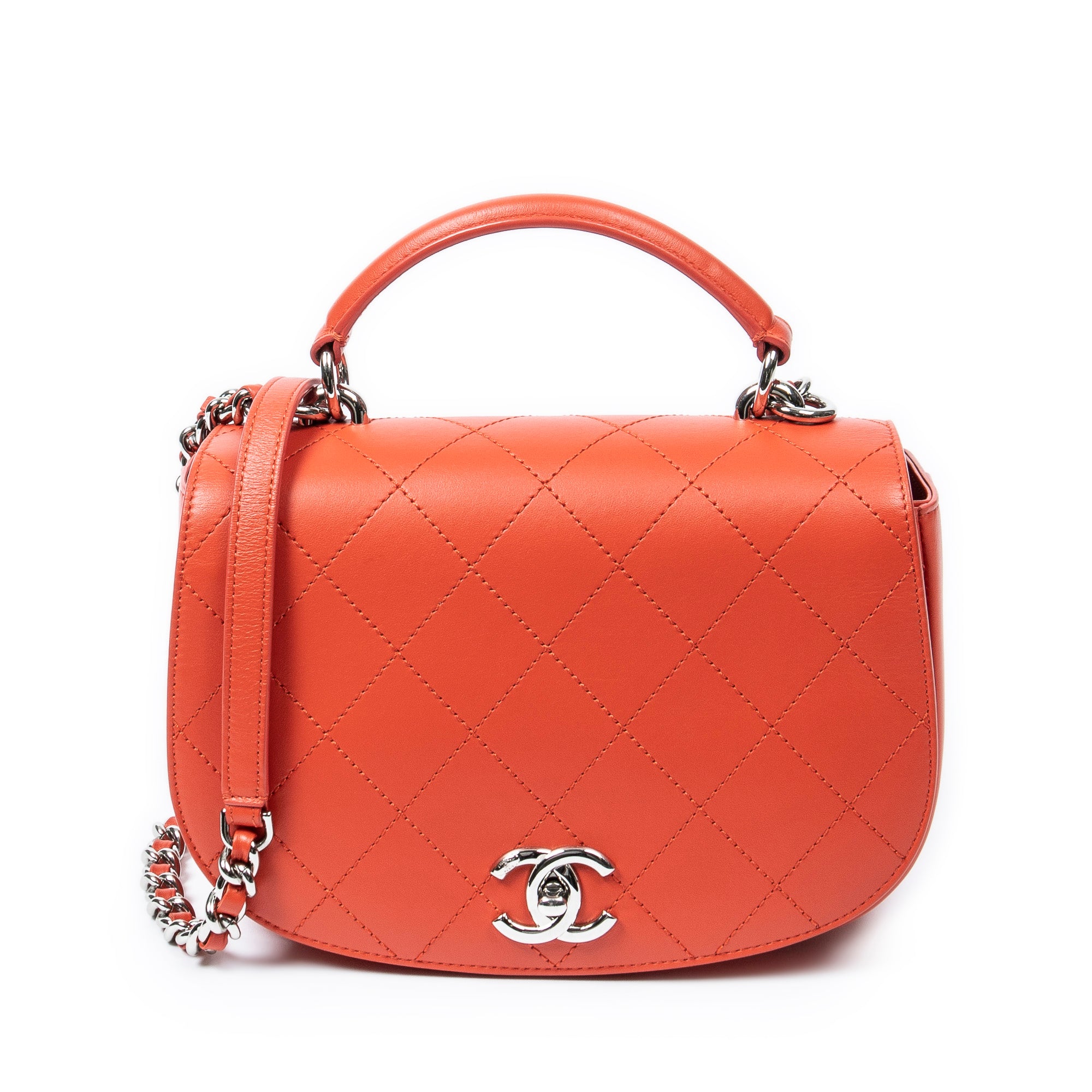 Chanel 香奈兒單肩包: Top Handle CC Half Moon Flap