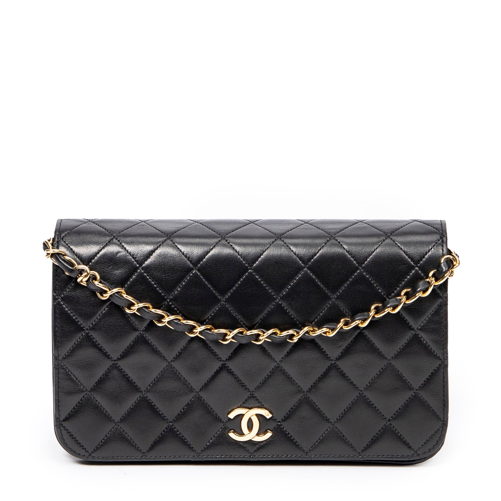 Chanel 香奈兒單肩包: 復古款式 Mademoiselle Push Lock Full Flap