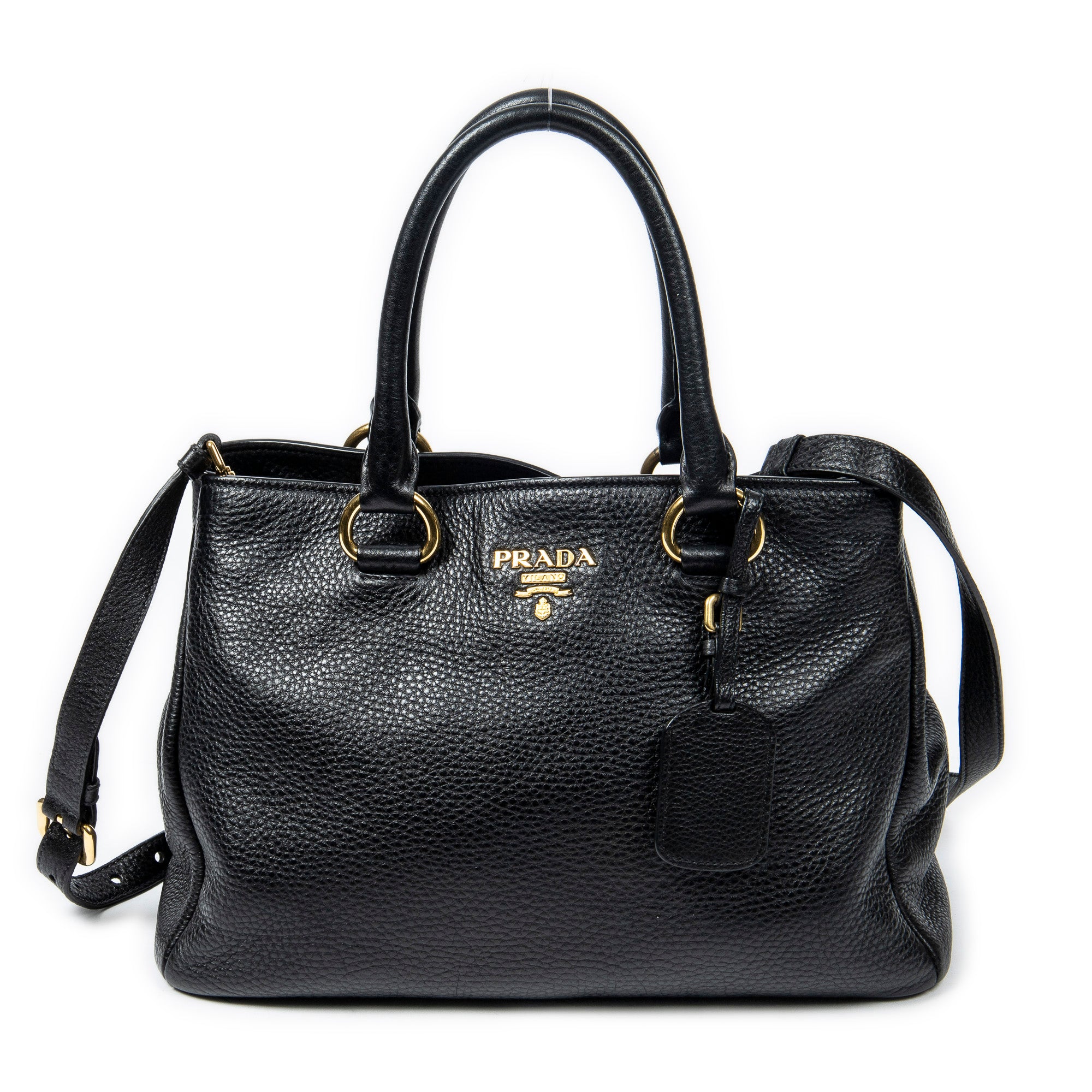 Prada 普拉達單肩包: 中號可轉換開口托特包