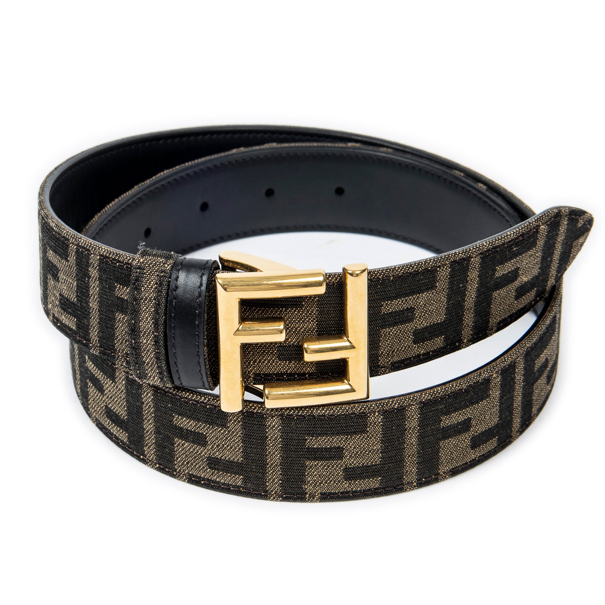 Fendi芬迪腰帶/皮帶: FF Reversible Belt
