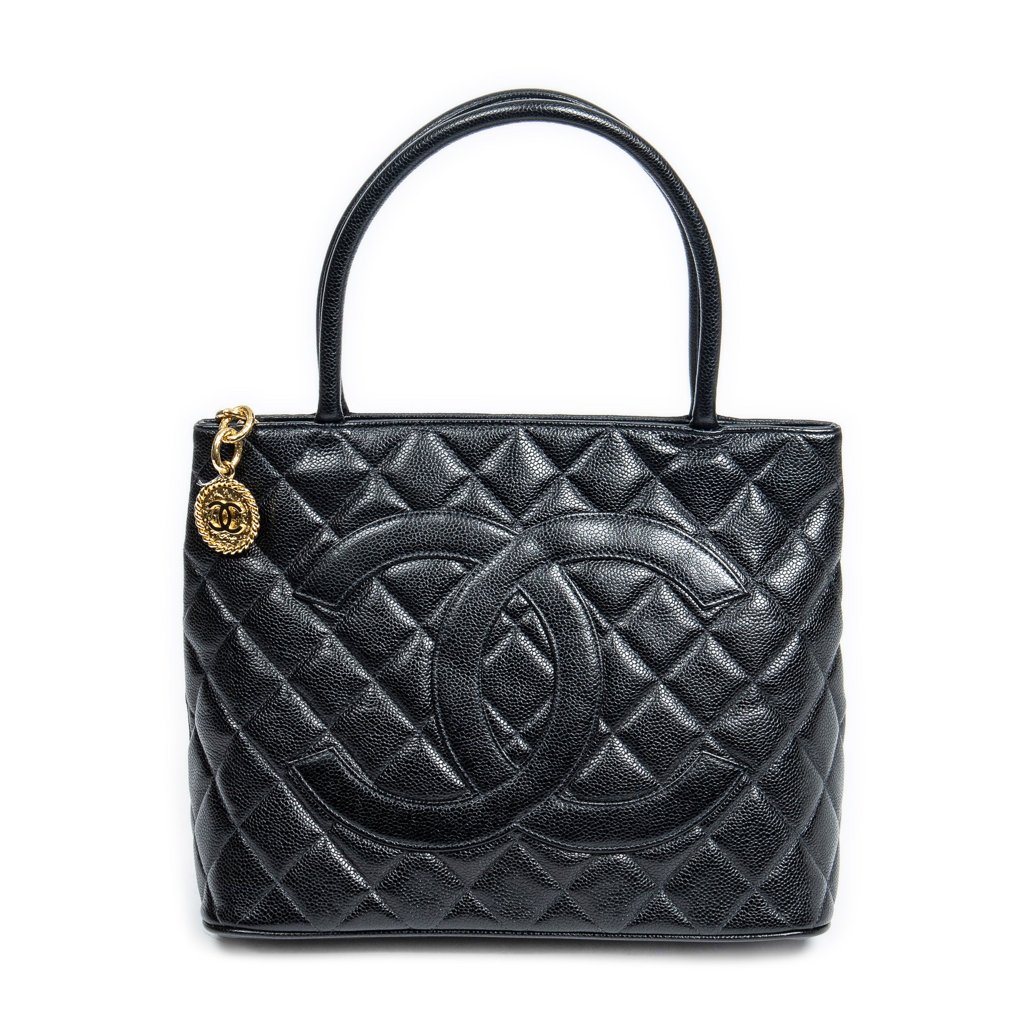 Chanel 香奈兒單肩包: CC 永恆徽章托特包