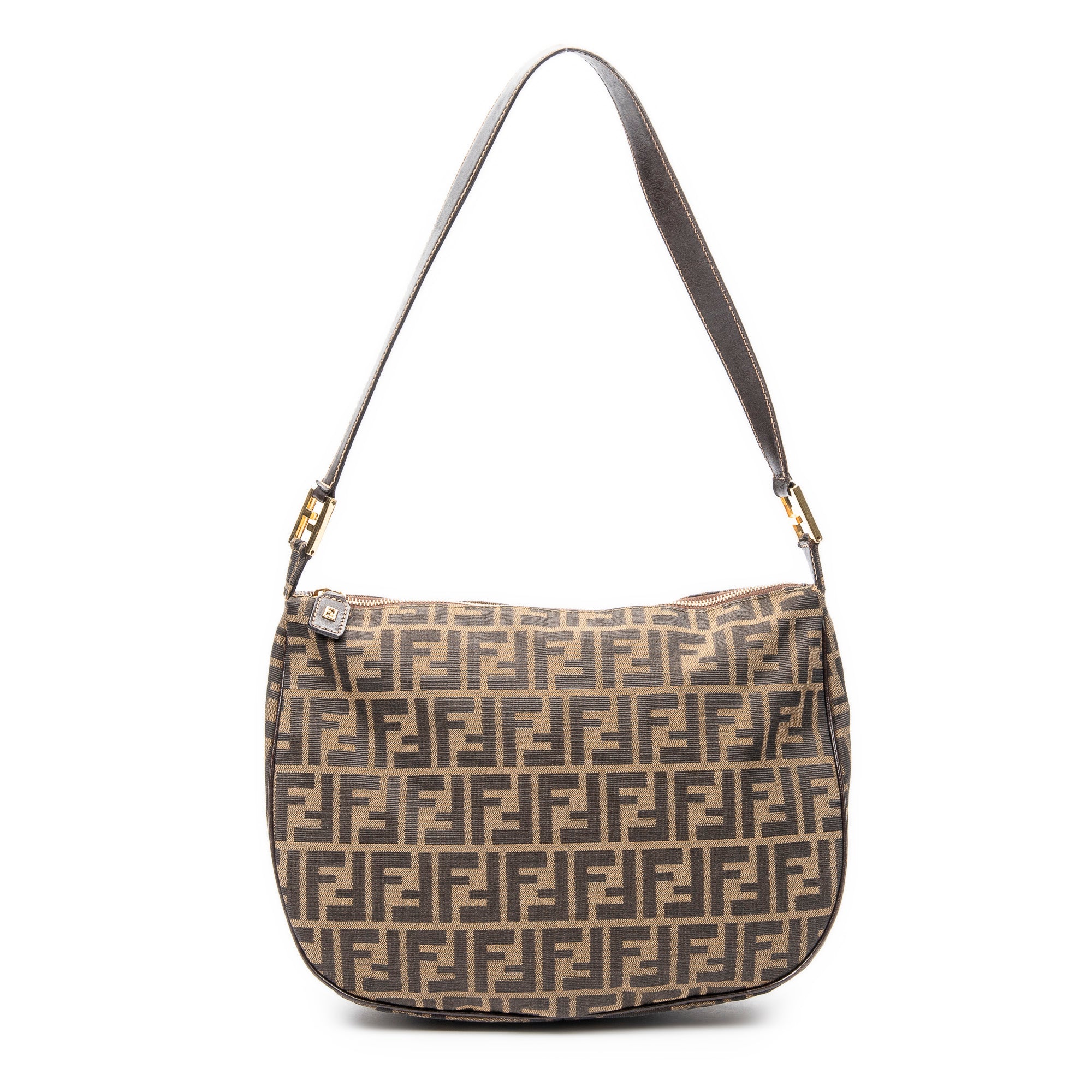 Fendi 芬迪單肩包: 大號半月形拉鍊半月形包