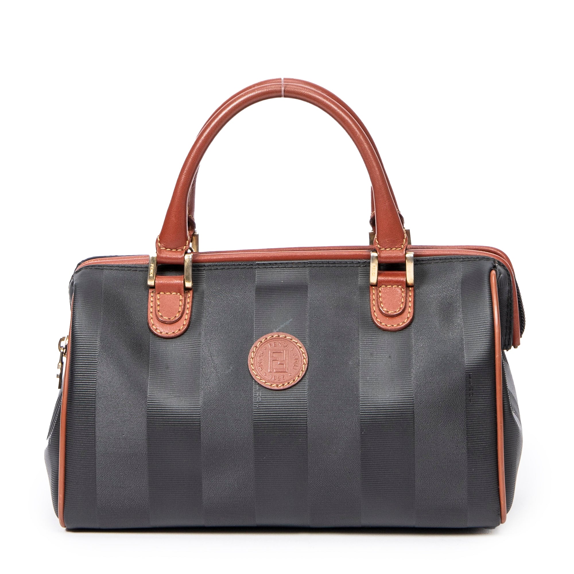 Fendi 芬迪單肩包: Mini Pequin Boston