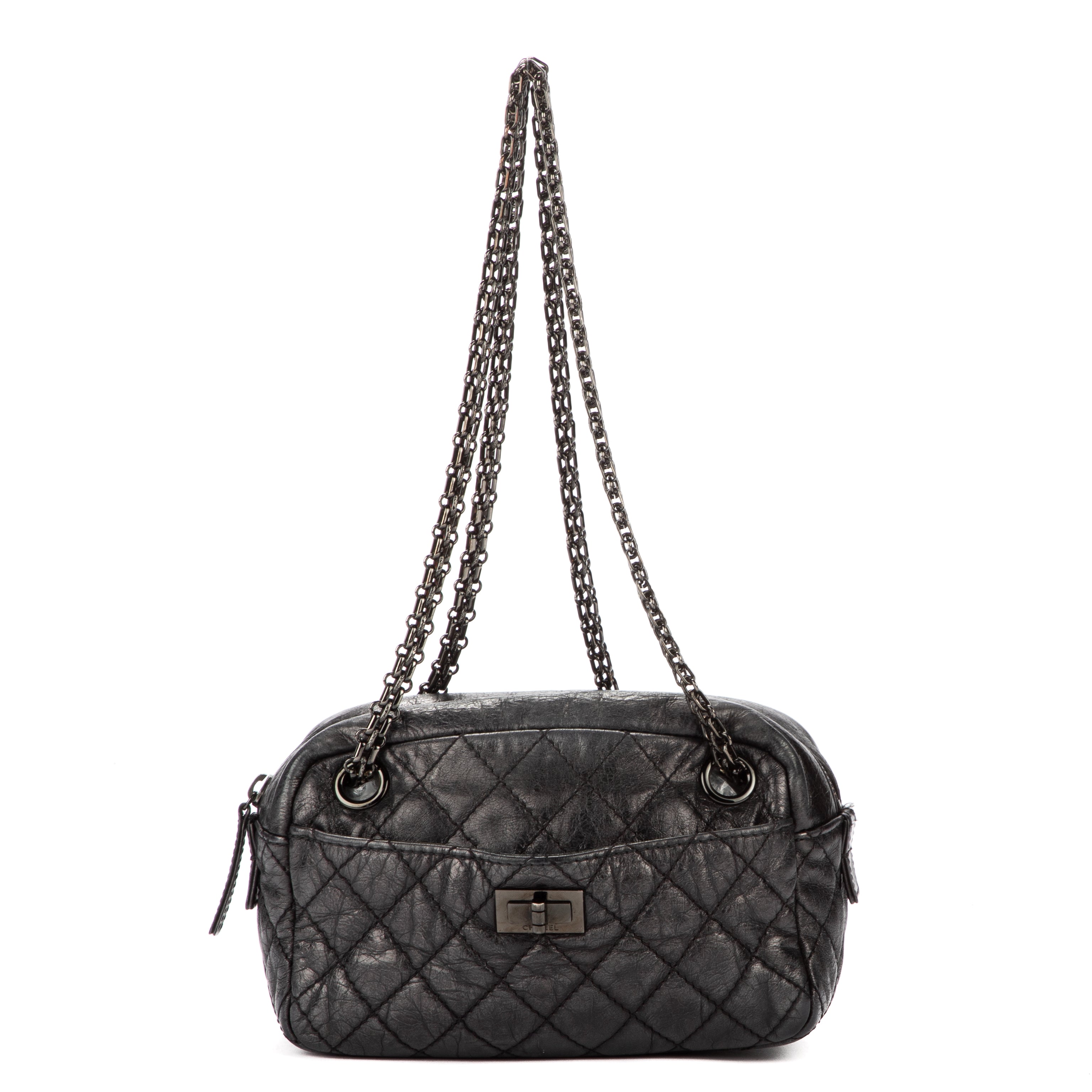 Chanel 香奈兒單肩包: 2.55 Zip pouch